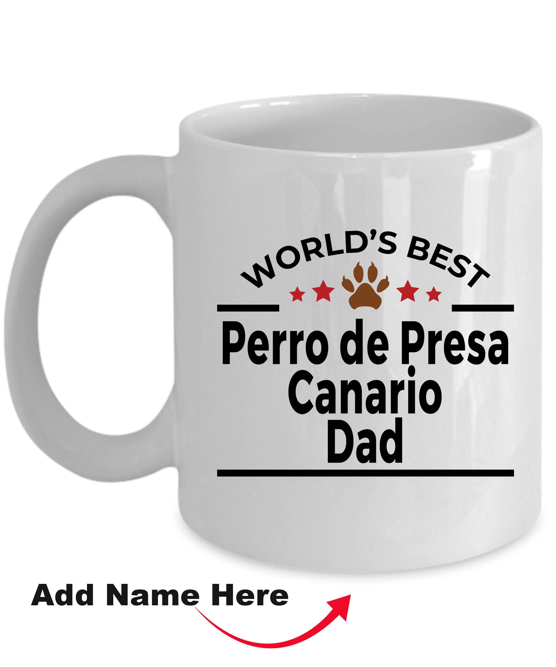 Basset Hound World's Best Dog Dad Custom Ceramic Mug - Mallard Moon Gift Shop
