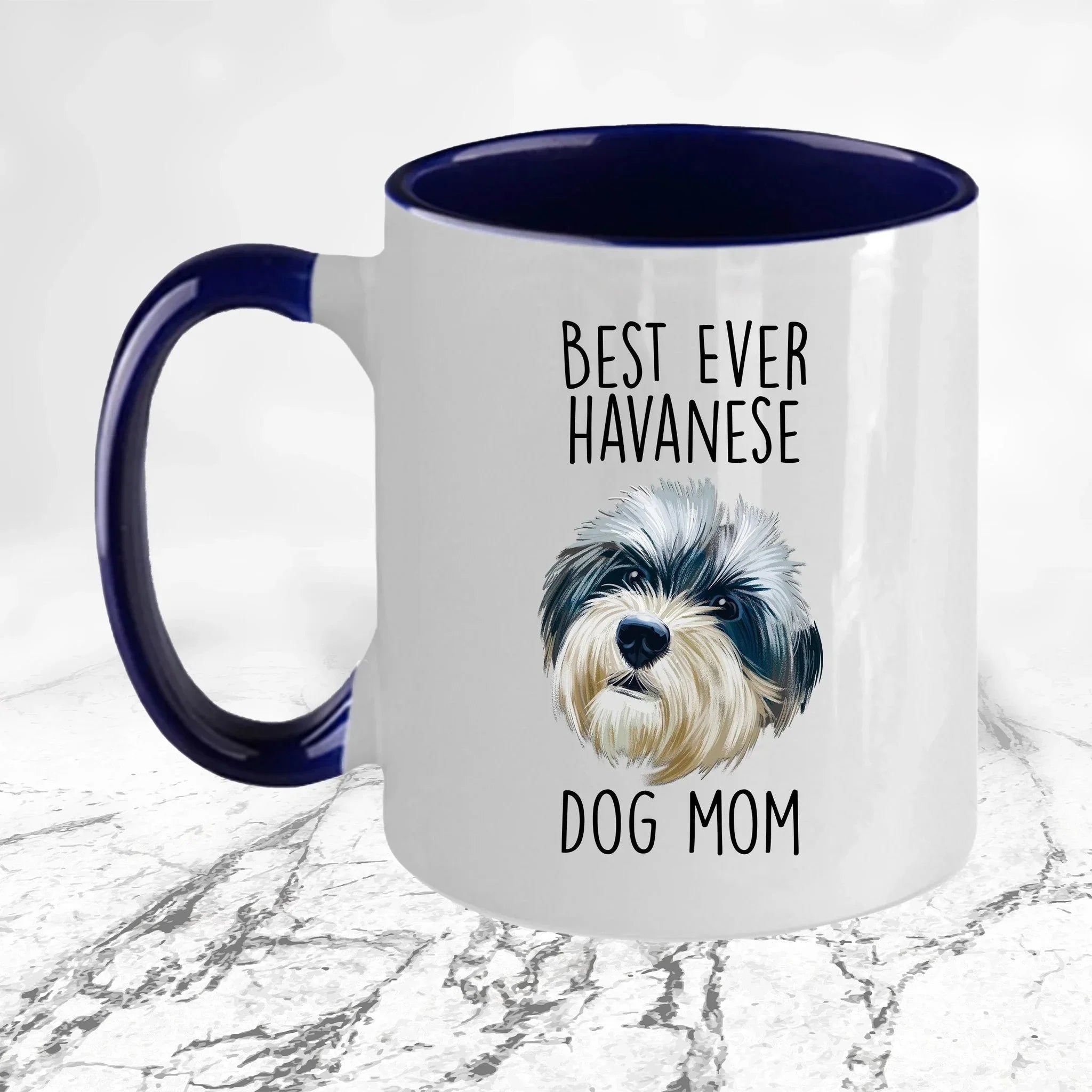 Best Ever Havanese Dog Mom Funny Custom Coffee Mug