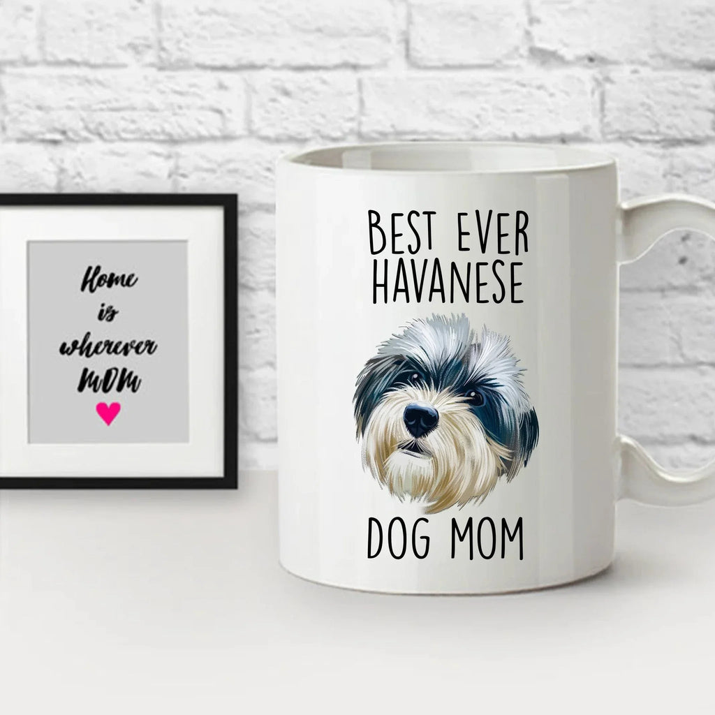 Best Ever Havanese Dog Mom Funny Custom Coffee Mug