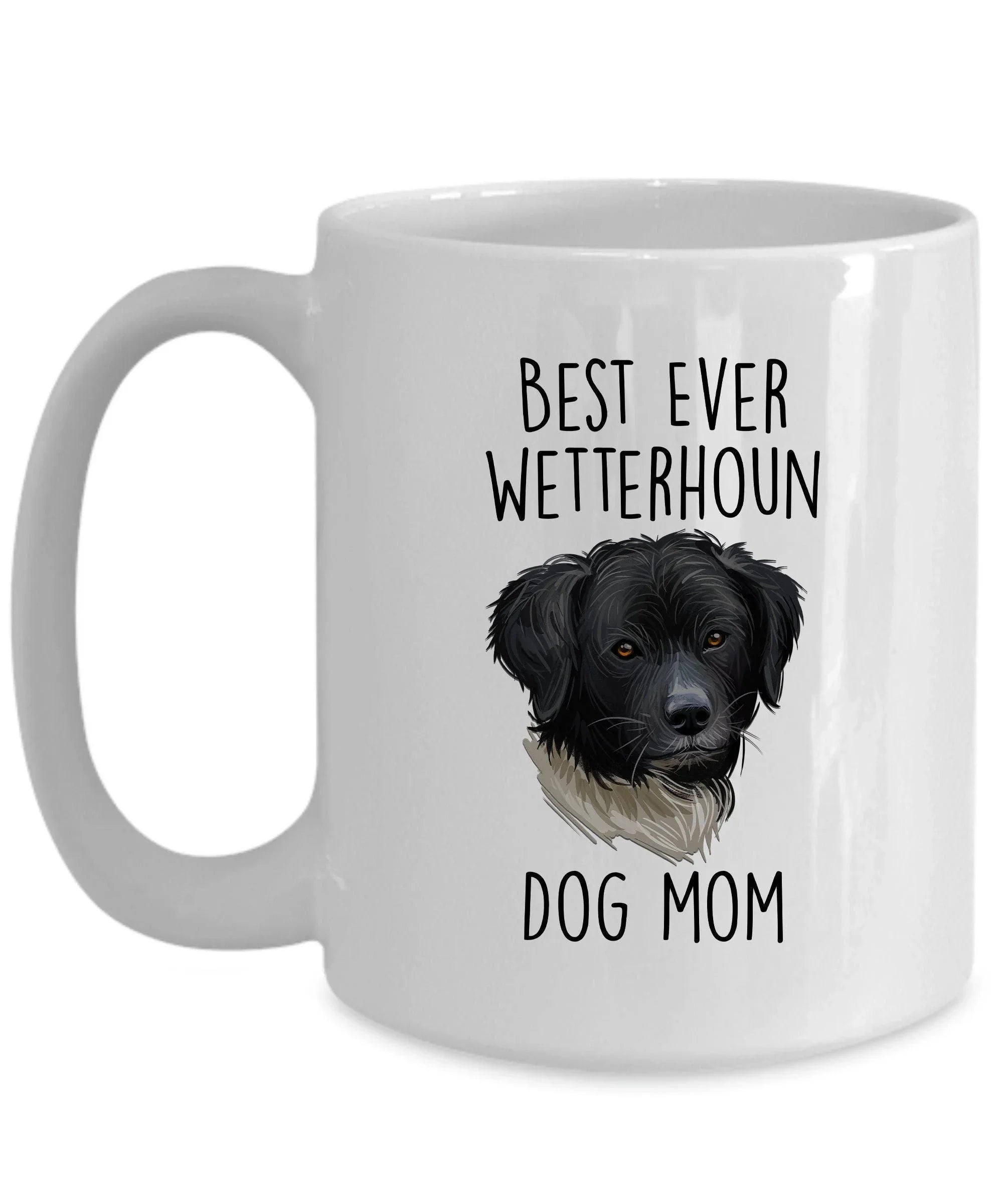 Best Ever Wetterhoun Dog Mom Ceramic Coffee Mug