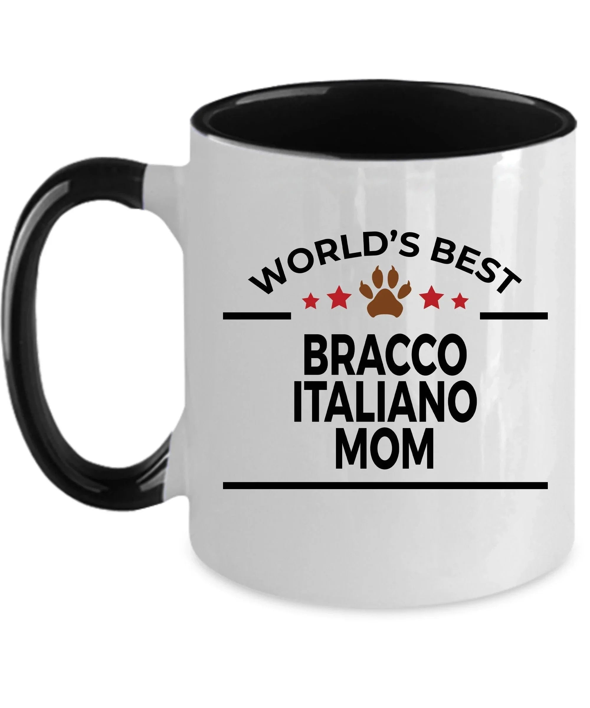 Bracco Italiano World's Best Dog Mom Custom Ceramic Mug