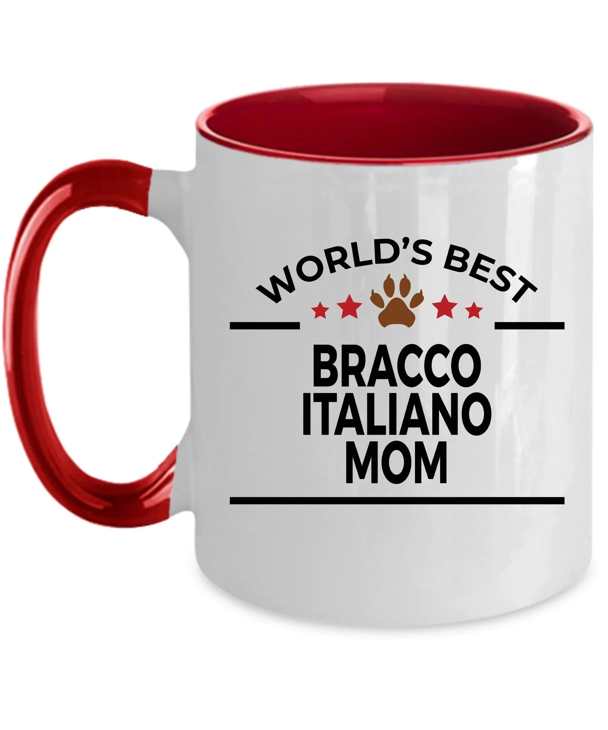 Bracco Italiano World's Best Dog Mom Custom Ceramic Mug