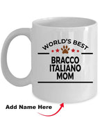 Bracco Italiano World's Best Dog Mom Custom Ceramic Mug