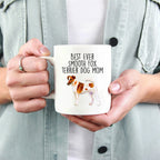 Best Ever Smooth Fox Terrier Dog Mom Ceramic Coffee Mug