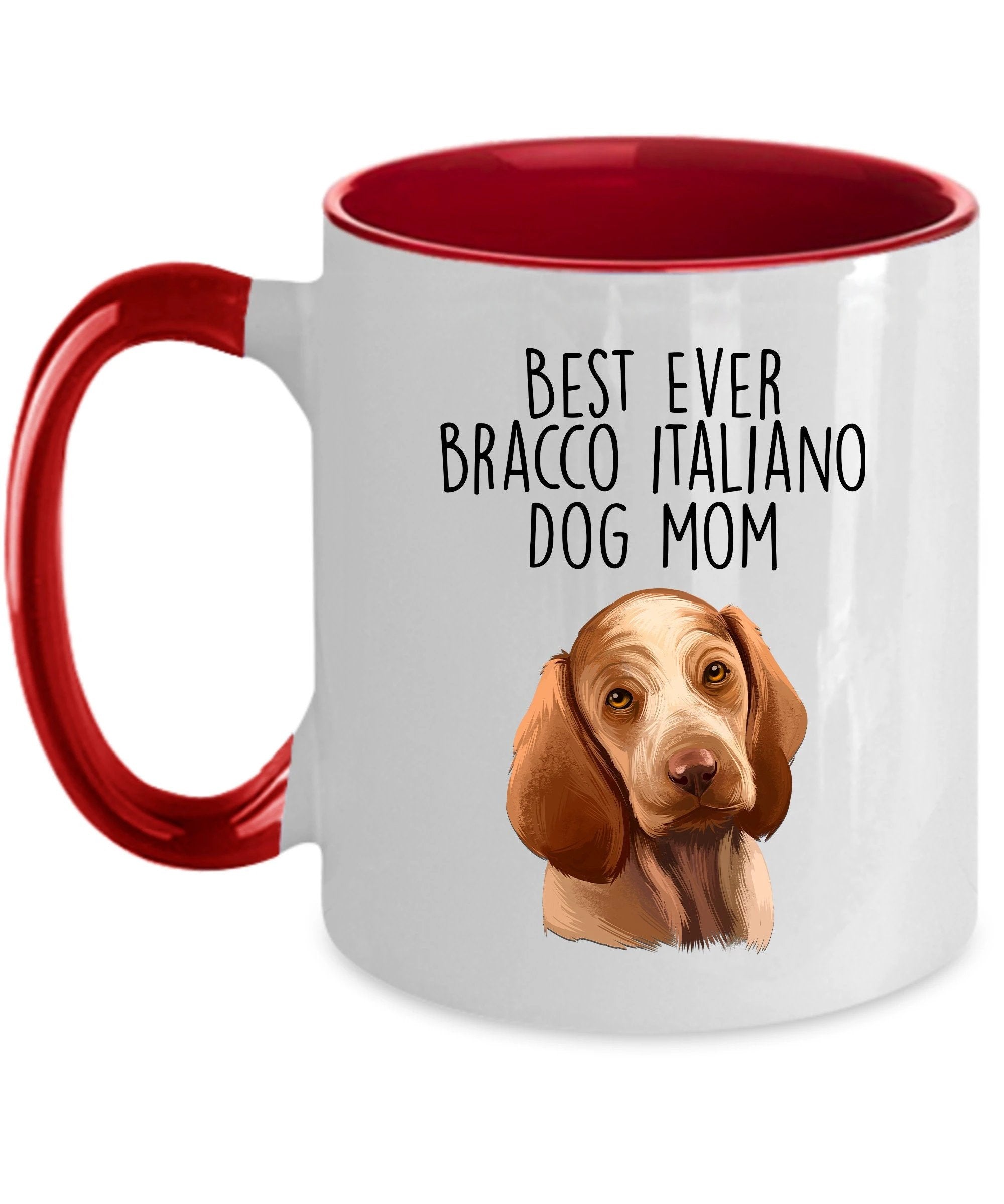 Best Ever Bracco Italiano Dog Mom Ceramic Coffee Mug
