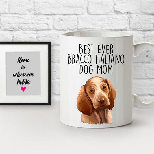 Best Ever Bracco Italiano Dog Mom Ceramic Coffee Mug