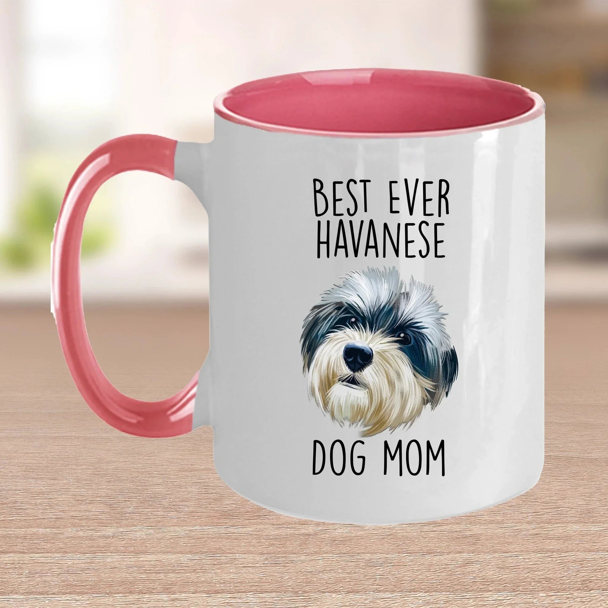 Best Ever Havanese Dog Mom Funny Custom Coffee Mug
