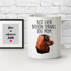 Boykin Spaniel Best Dog Mom Custom Ceramic Coffee Mug Birthday Father's Day