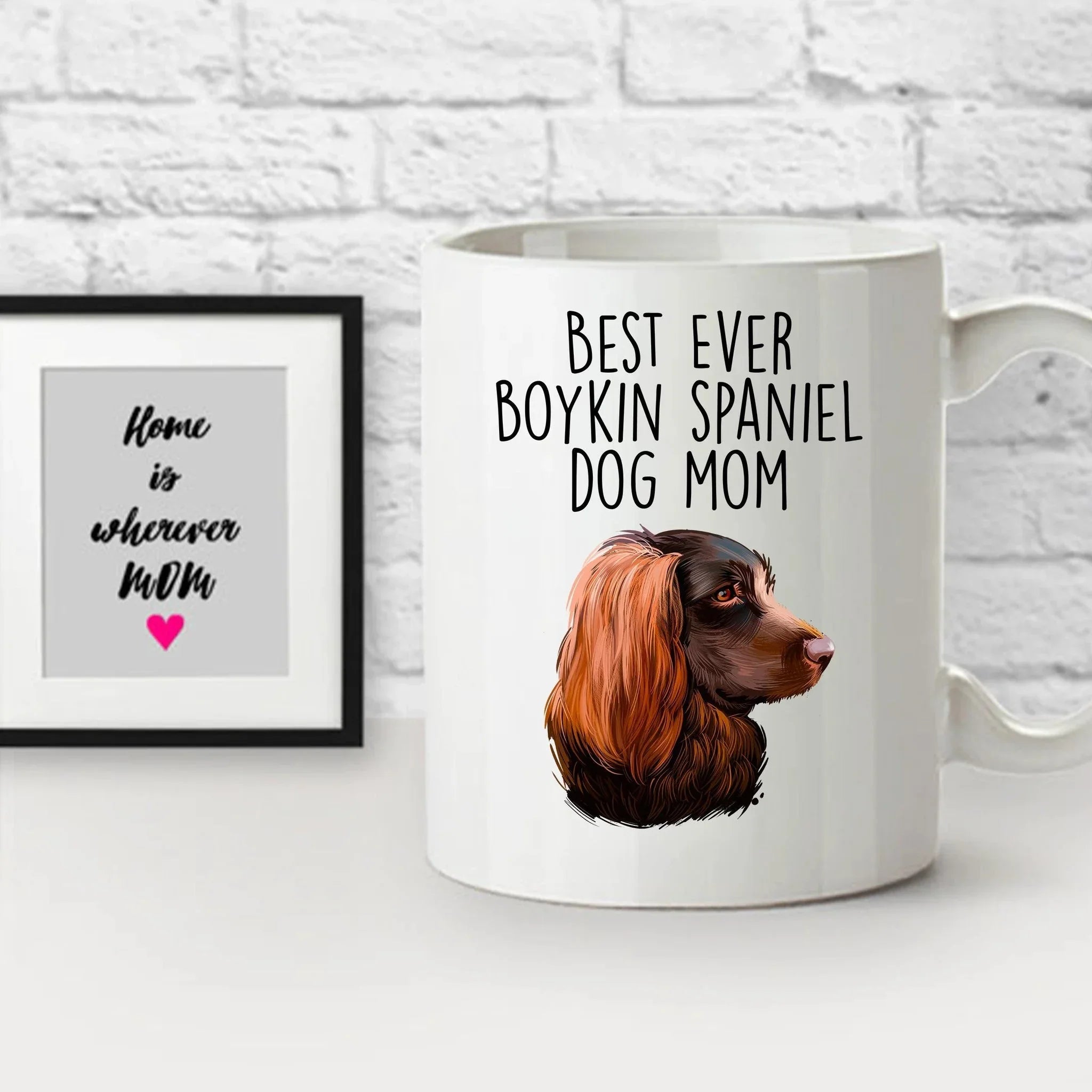 Boykin Spaniel Best Dog Mom Custom Ceramic Coffee Mug Birthday Father's Day