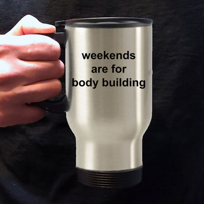 Body Building Custom Ceramic Coffee Mug White Two-tone Birthday Father's Day Gift for Body Builders - Mallard Moon Gift Shop