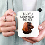 Boykin Spaniel Best Dog Mom Custom Ceramic Coffee Mug Birthday Father's Day