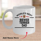 Biewer Terrier Dog Dad Mug Custom White Two-tone