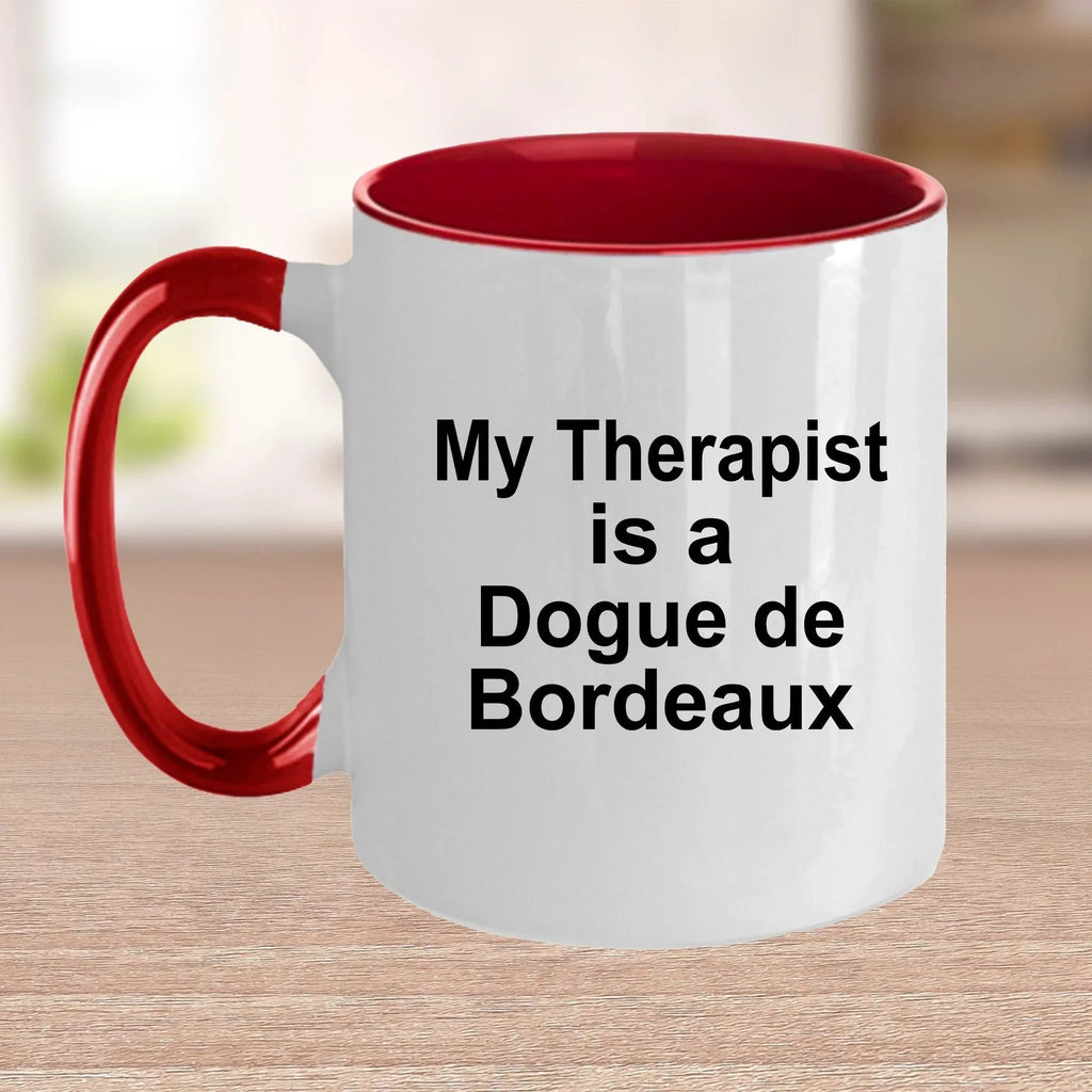 Dogue de Bordeaux Dog Therapist Mug