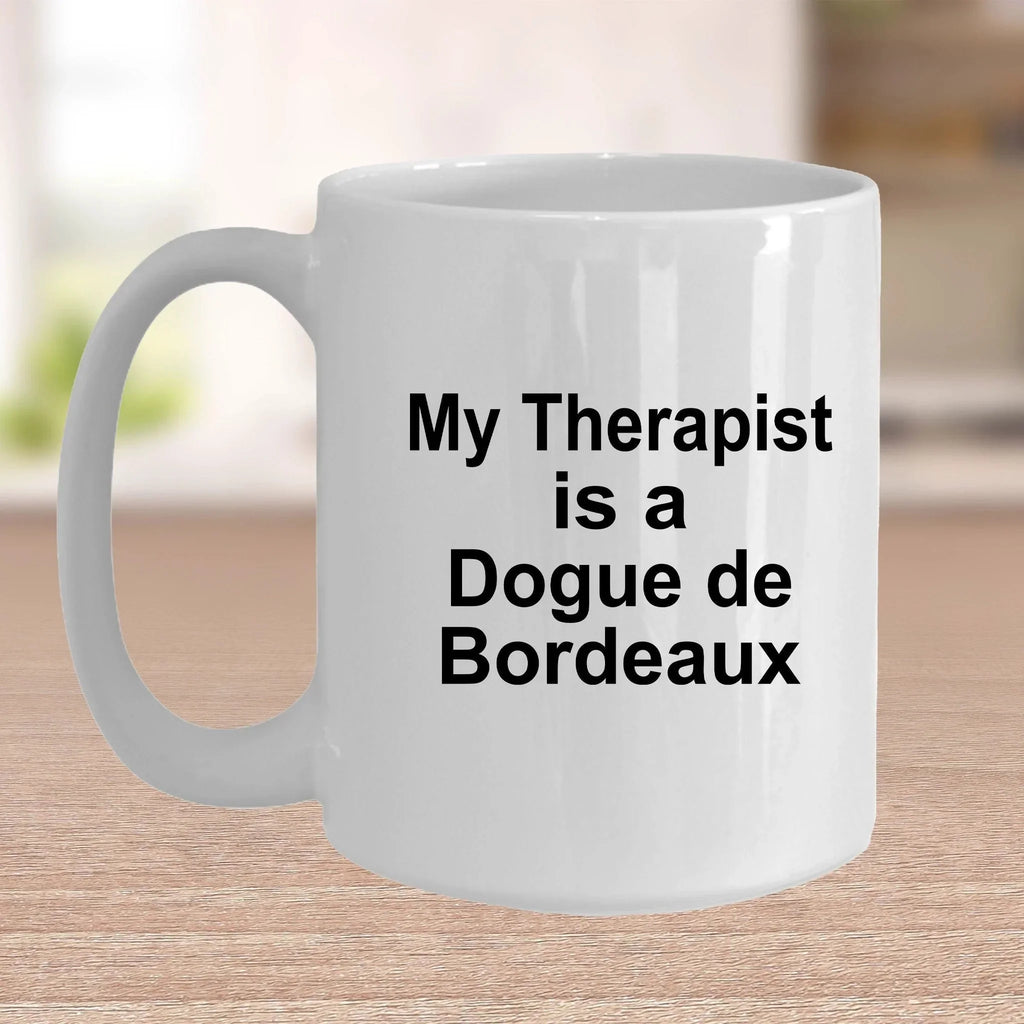 Dogue de Bordeaux Dog Therapist Mug