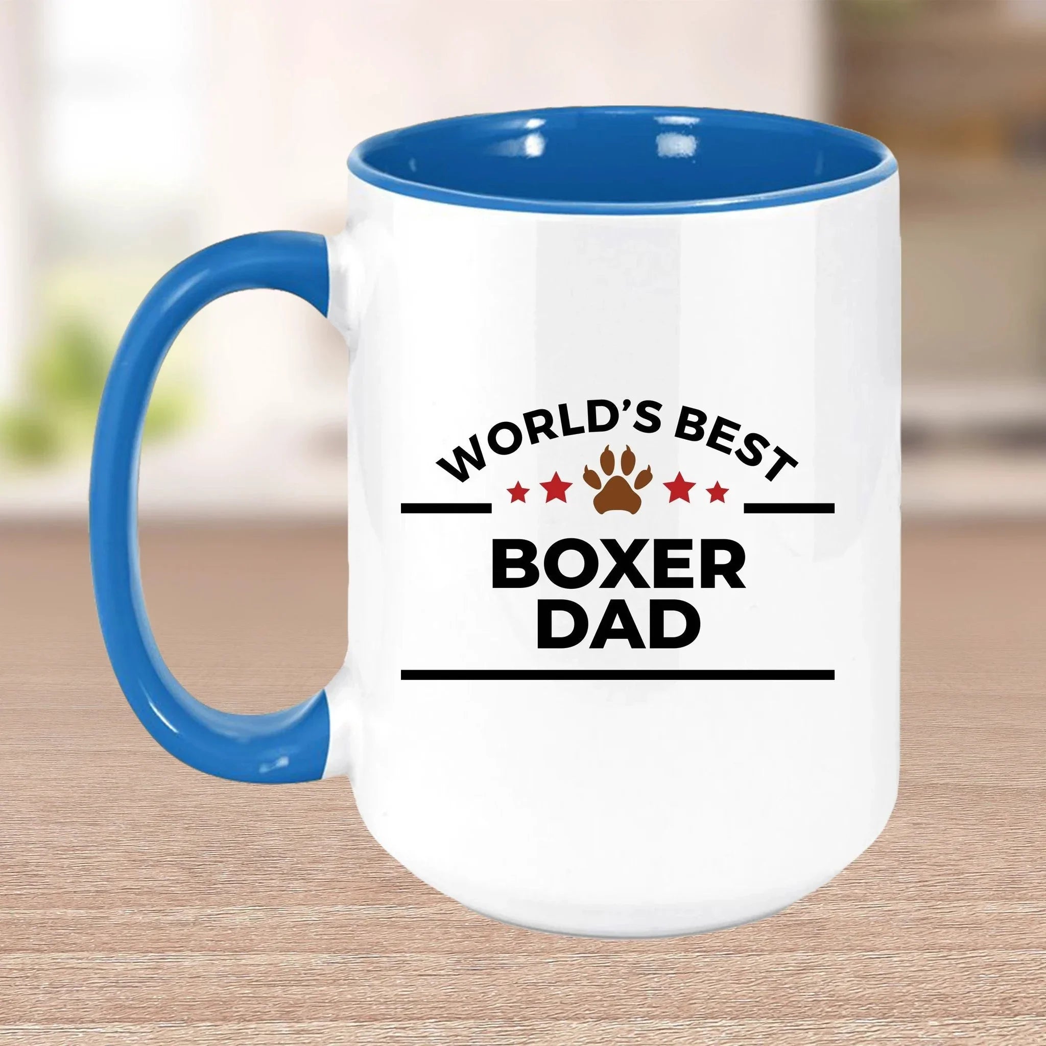 Boxer Dog Dad Ceramic Coffee Mug