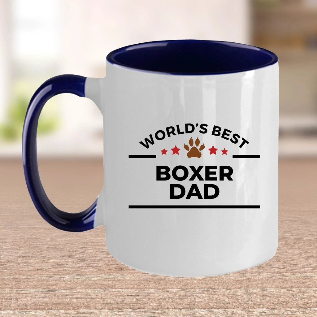 Boxer Dog Dad Ceramic Coffee Mug