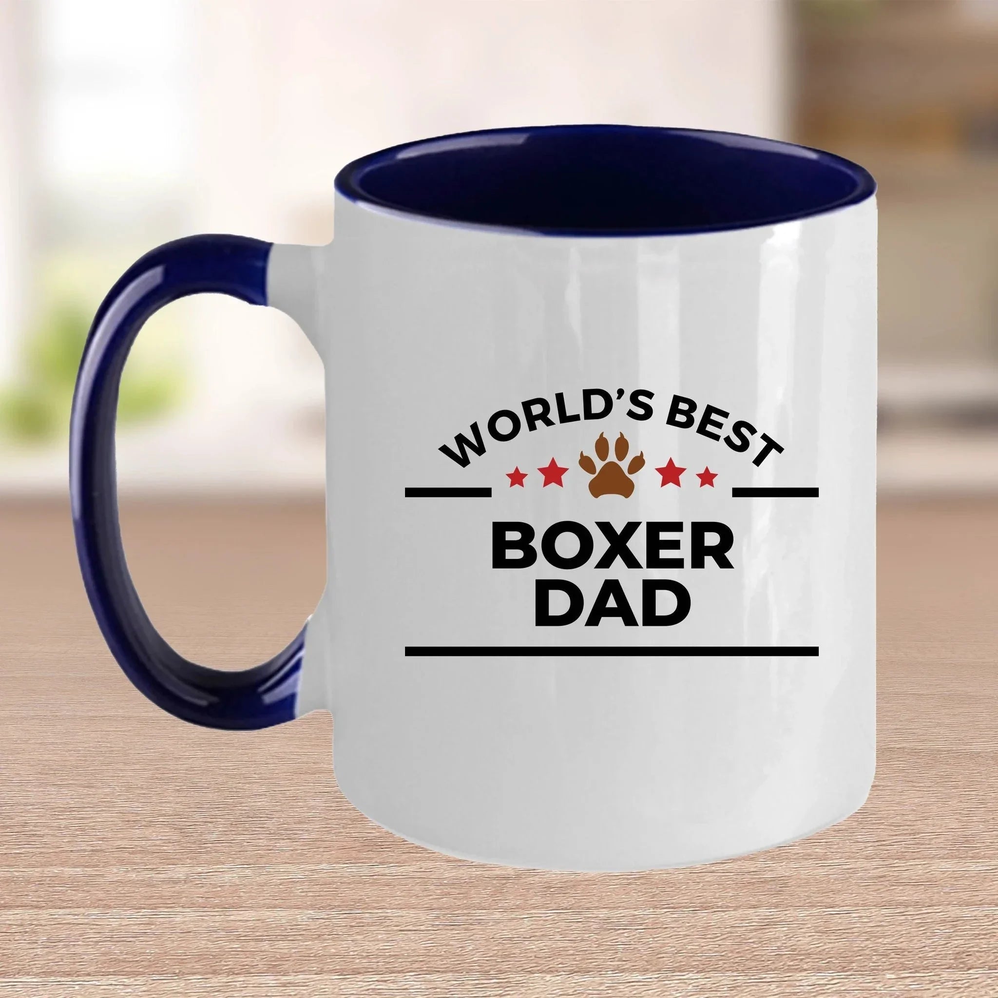 Boxer Dog Dad Ceramic Coffee Mug