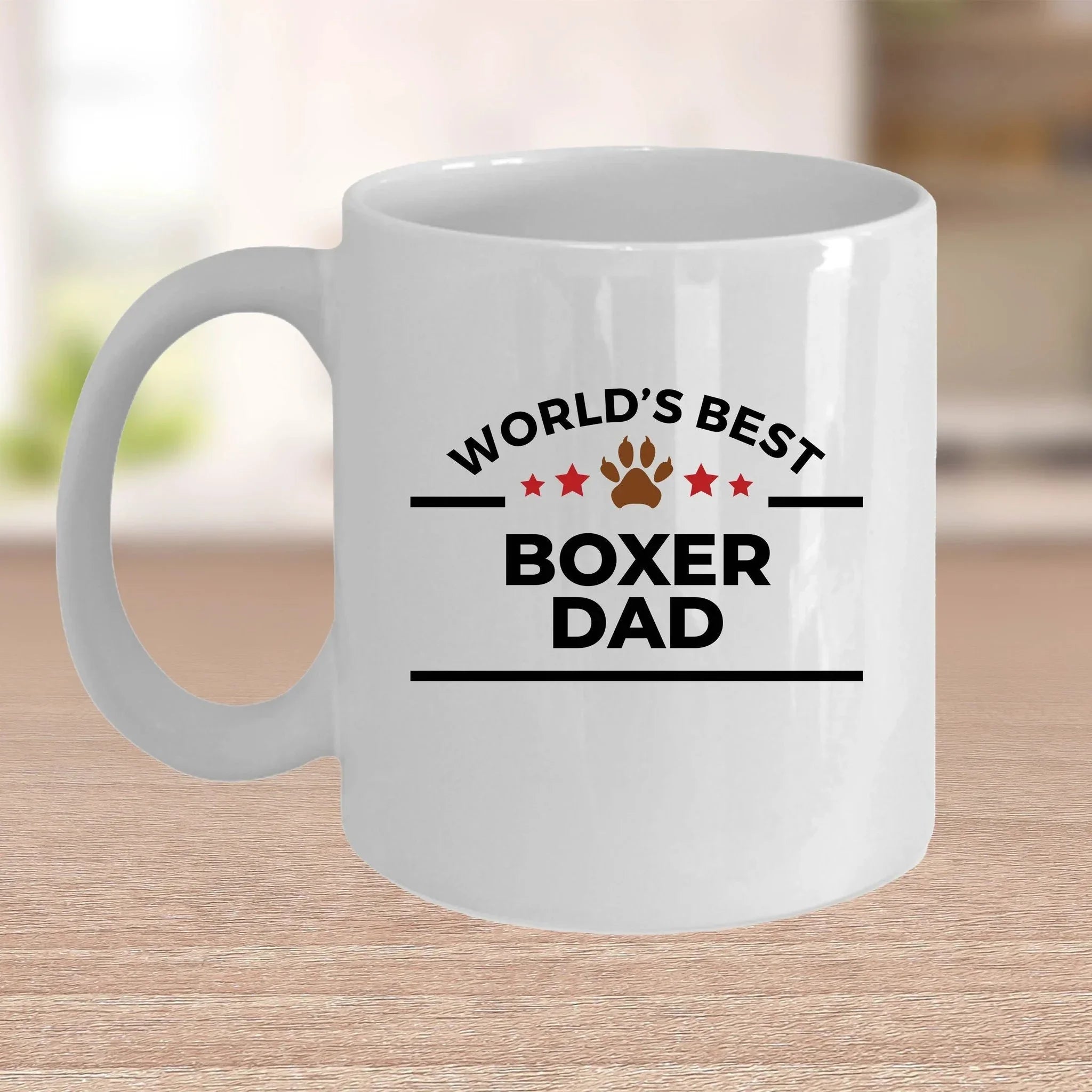 Boxer Dog Dad Ceramic Coffee Mug