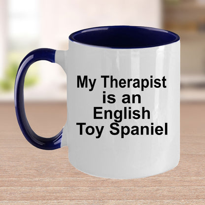 English Toy Spaniel Dog Therapist Mug - Mallard Moon Gift Shop