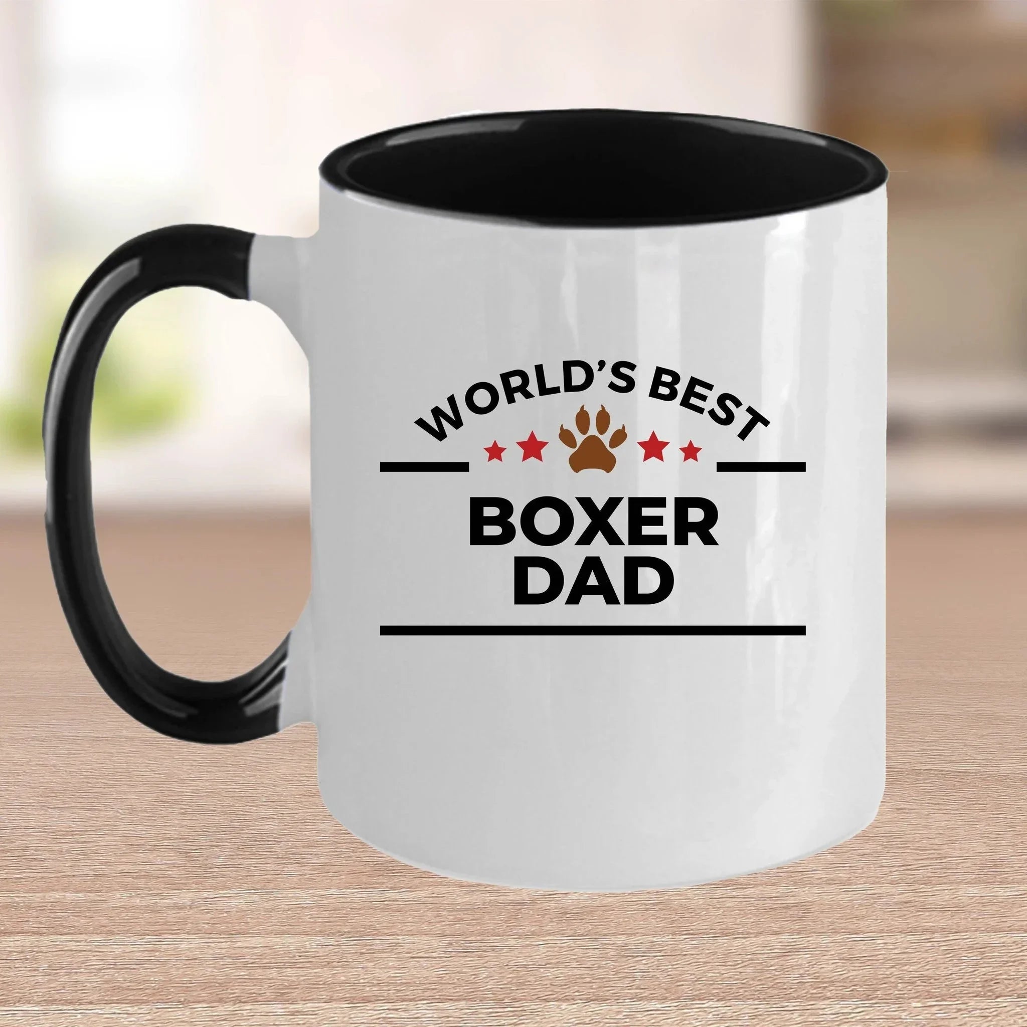 Boxer Dog Dad Ceramic Coffee Mug