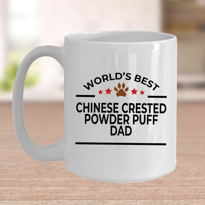 Chinese Crested Powder Puff Dog Dad Ceramic Coffee Mug - Mallard Moon Gift Shop