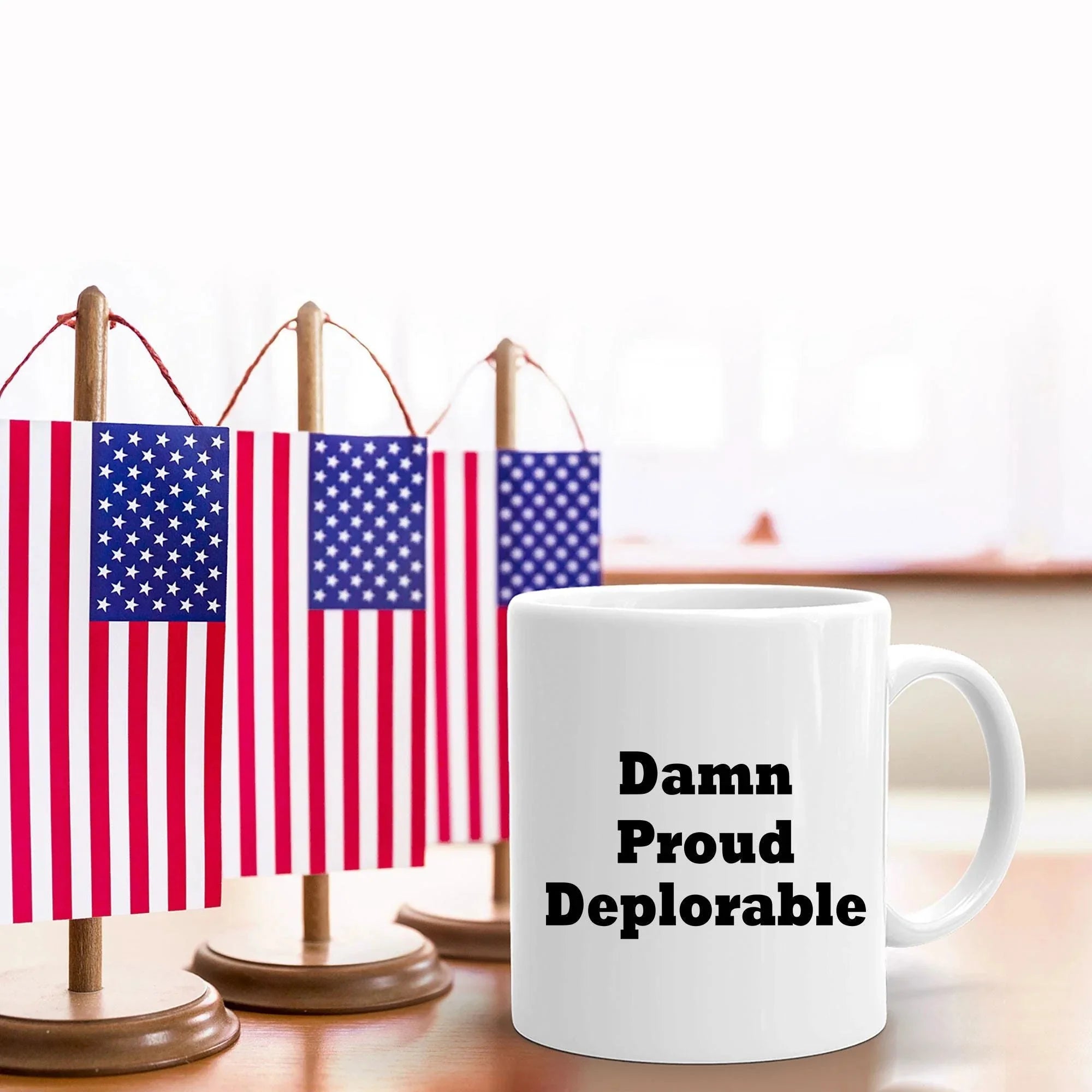 Damn Proud, Deplorable Coffee Mug President Trump MAGA Gift