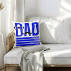 Dad Pillow – Husband Daddy Protector Hero Throw Pillow – Gift for Dad – Father’s Day Pillow – Masculine Home Decor Cushion