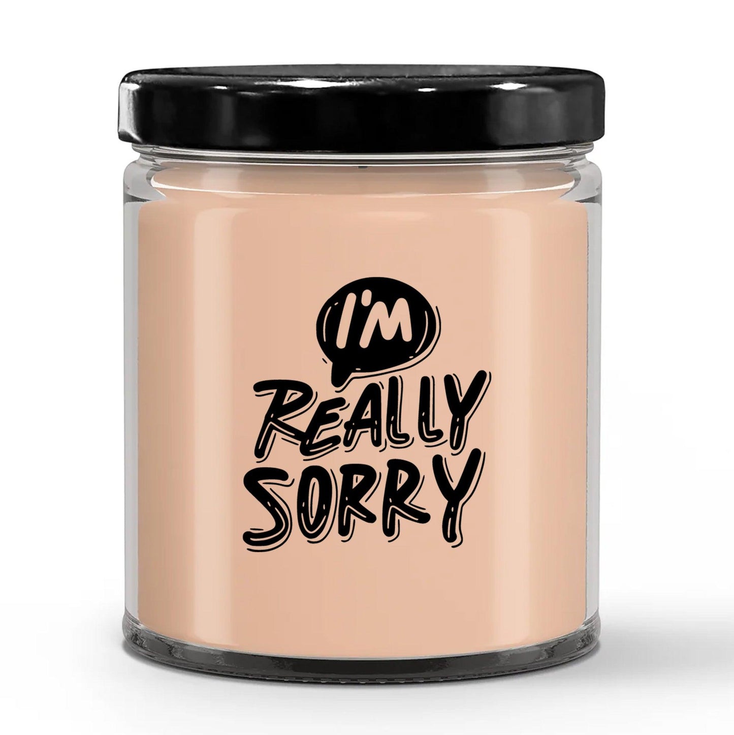 Apology Gift - I Am Really Sorry - Scented Soy Candle - Mallard Moon Gift Shop