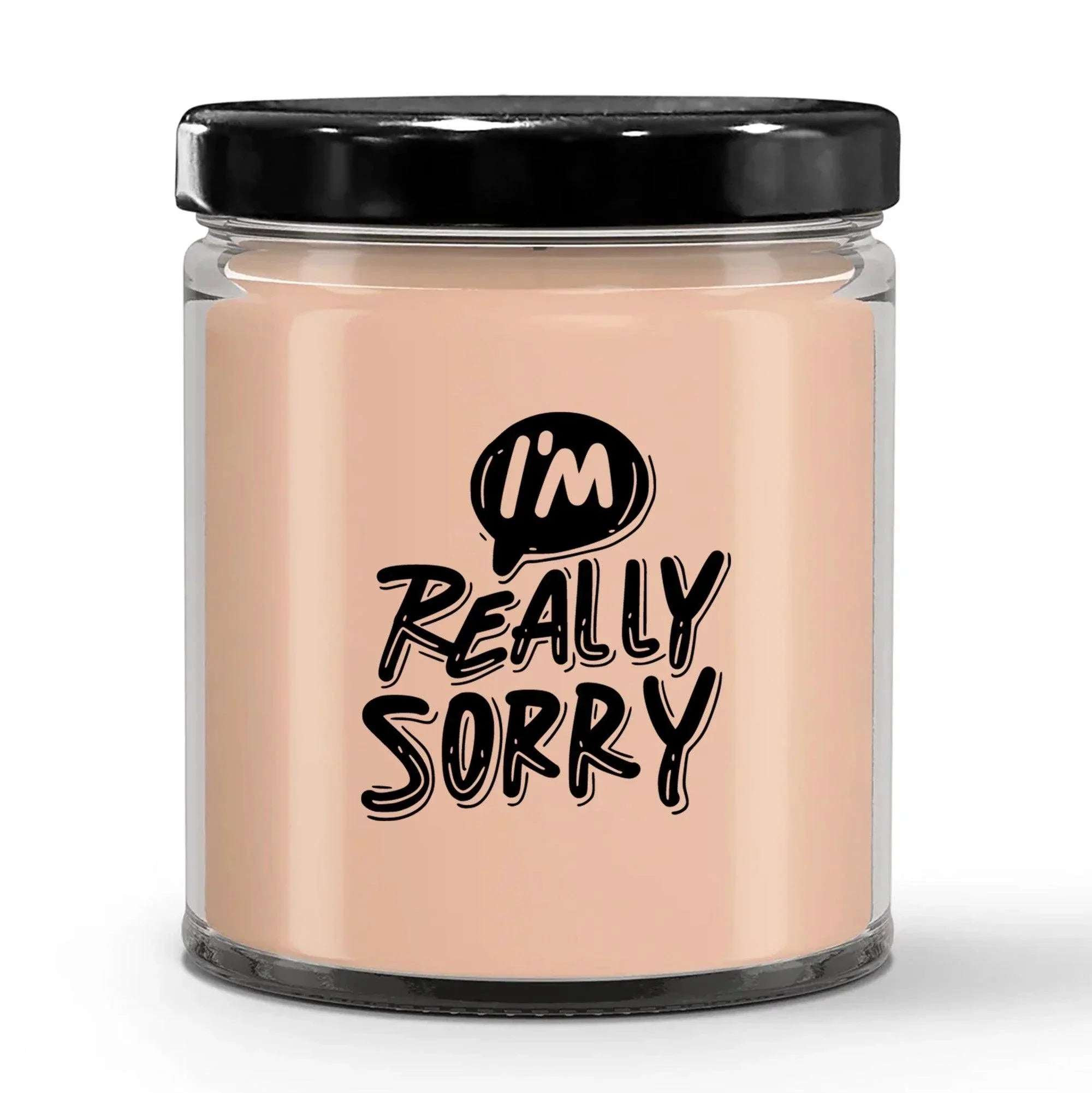 Apology Candle Gift - “I’m Really Sorry” – 9oz Hand-Poured Soy Candle with Comforting Scents | Thoughtful Forgiveness Gift