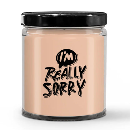 Apology Gift - I Am Really Sorry - Scented Soy Candle - Mallard Moon Gift Shop