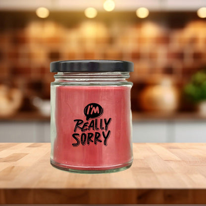 Apology Gift - I Am Really Sorry - Scented Soy Candle - Mallard Moon Gift Shop