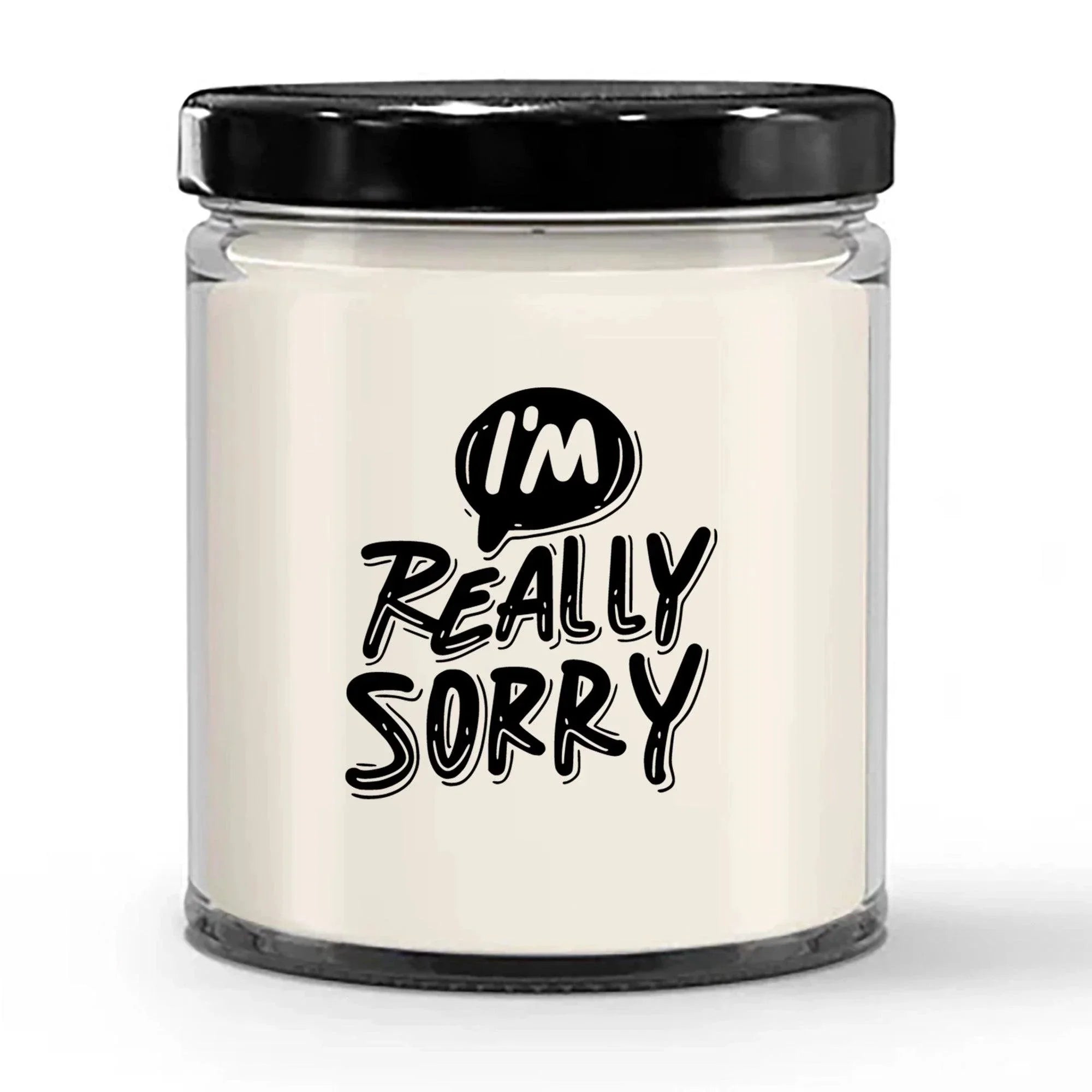 Apology Candle Gift - “I’m Really Sorry” – 9oz Hand-Poured Soy Candle with Comforting Scents | Thoughtful Forgiveness Gift