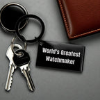 Stunning Stainless Steel Watchmaker Keychain Rust Resistant Ideal Gift