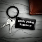 Stunning Stainless Steel Watchmaker Keychain Rust Resistant Ideal Gift