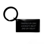 Funny Trainer Keychain Gifts from Men, Unique Christmas Memorable Presents for Trainer Friends