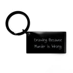 Funny Drawing Keychain Gifts from Friends and Family for Drawing Enthusiasts this Christmas Unique Gift
