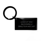 Funny Director Keychain Gifts from Friends, Christmas Unique Gifts for Men or Women, Inspirational Keychain
