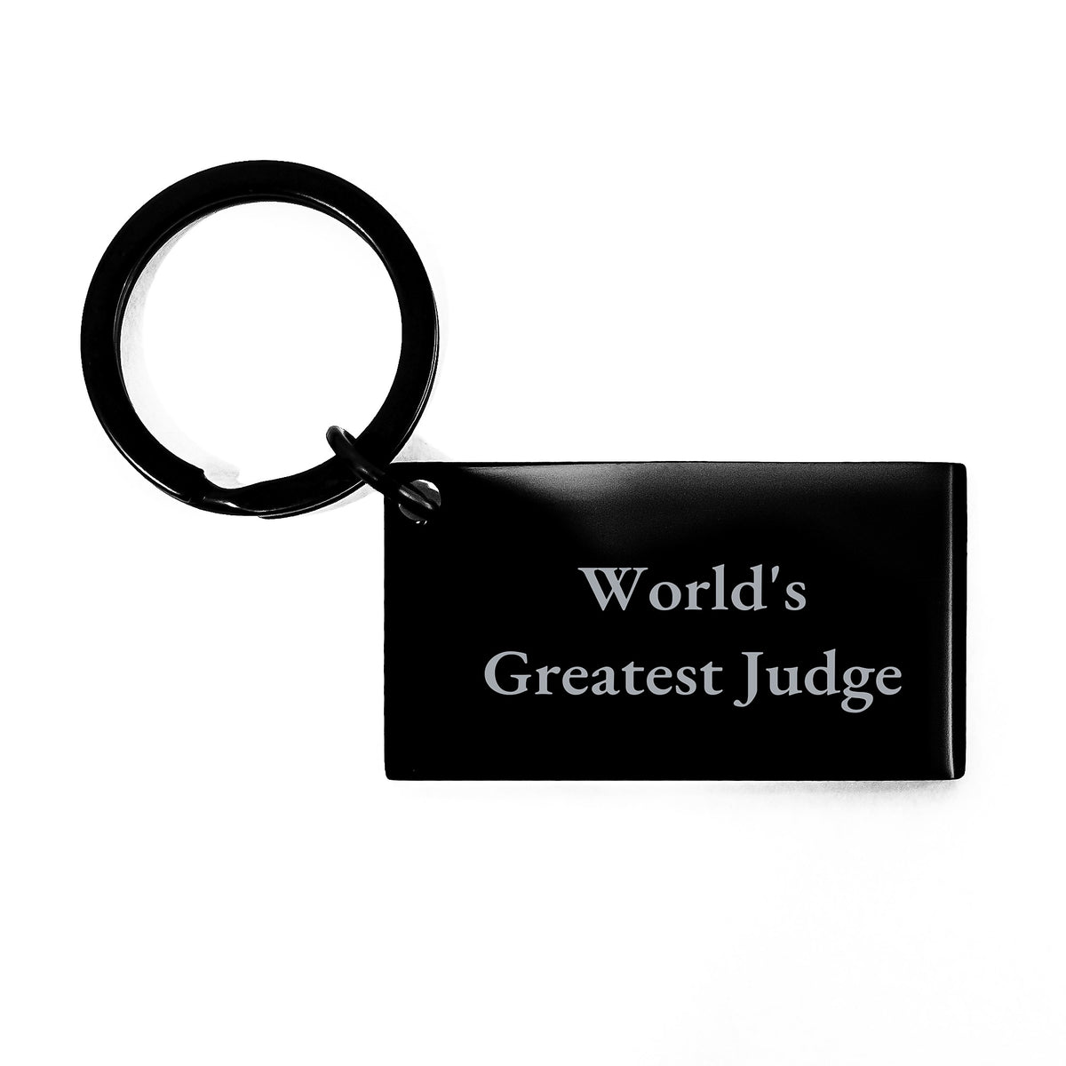 Judge Gift for Him World's Greatest Judge Keepsake Keychain - Image 1