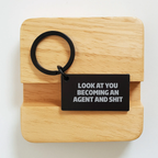 Sassy Agent Keychain Novelty Birthday Gift for Friends - Image 2
