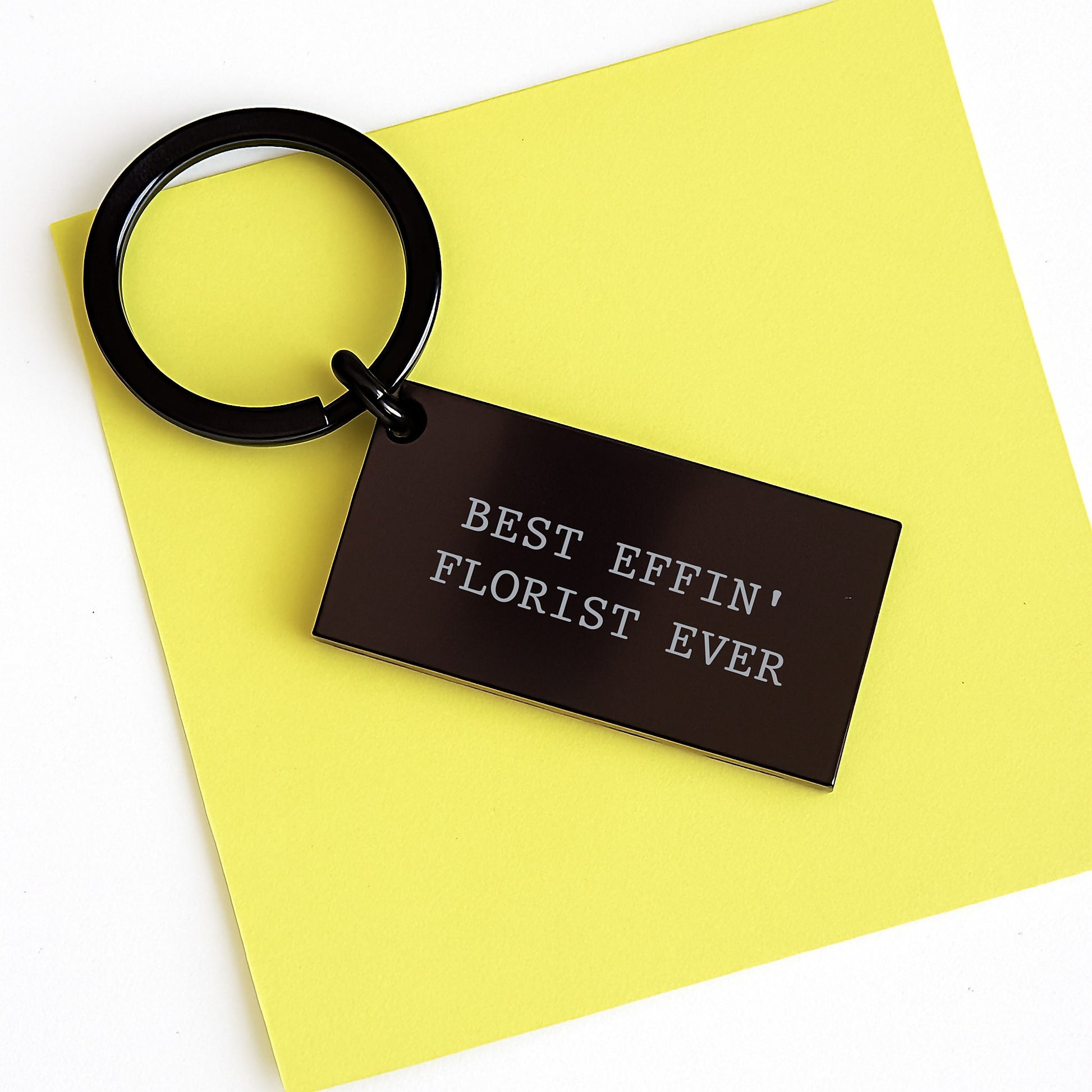 Funny Florist Gifts Keychain for Florist Lovers, Unique Christmas Unique Gifts from Friends to Florist - Image 3