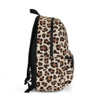 Leopard Print Backpack – Stylish Animal Print Bag for School, Travel, or Everyday Use – Lightweight & Waterproof
