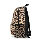 Leopard Print Backpack – Stylish Animal Print Bag for School, Travel, or Everyday Use – Lightweight & Waterproof