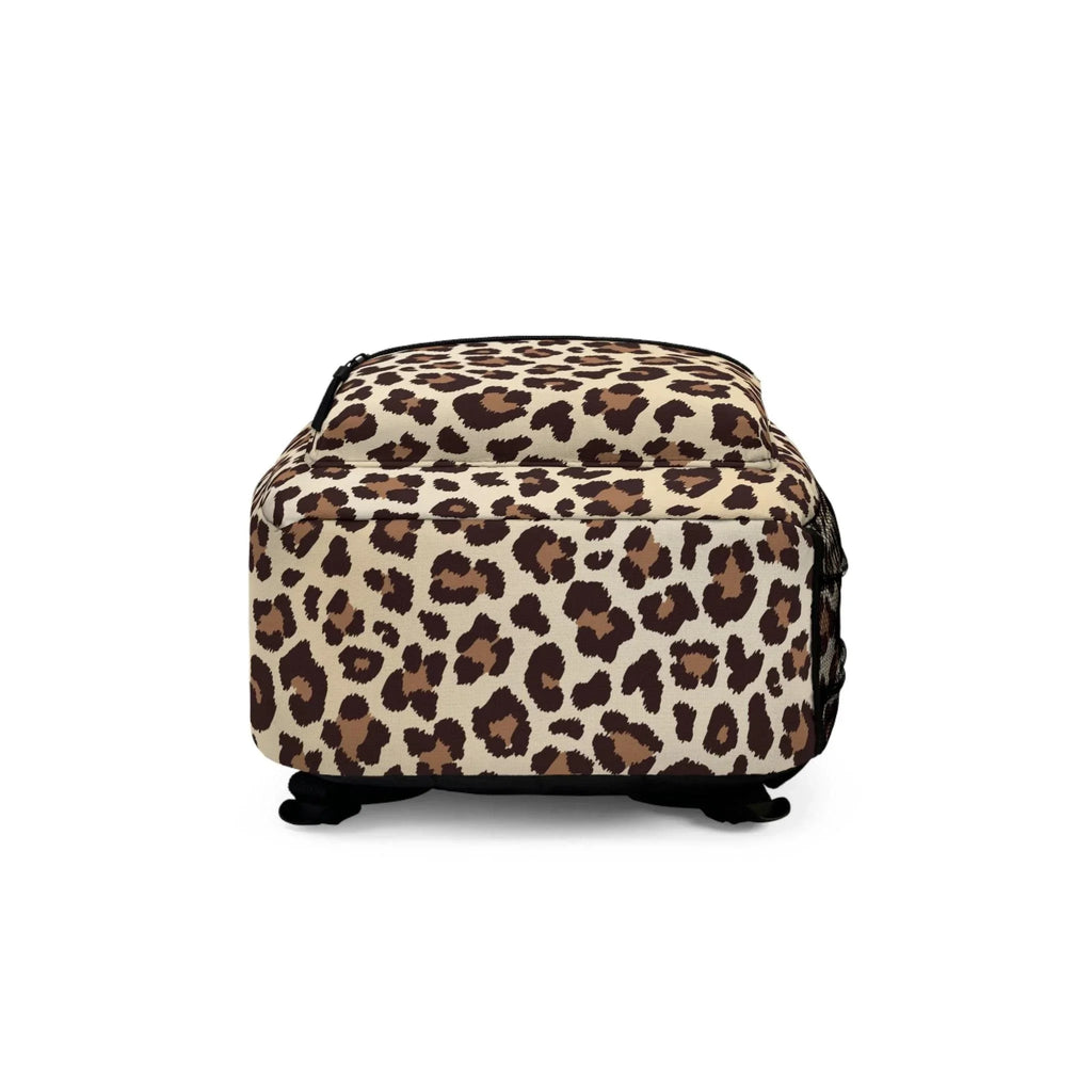 Leopard Print Backpack – Stylish Animal Print Bag for School, Travel, or Everyday Use – Lightweight & Waterproof