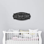 Lil Man Cave Personalized Name Indoor Outdoor Steel Wall Sign Metal Art Boy Room Decoration