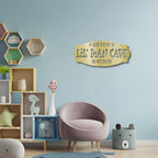 Lil Man Cave Personalized Name Indoor Outdoor Steel Wall Sign Metal Art Boy Room Decoration