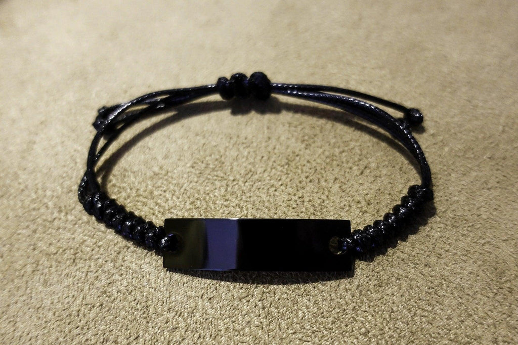 Little Sister Handmade Engraved Braided Rope Bracelet - Always Follow your Dreams - Birthday, Christmas Holiday Jewelry Gift