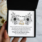 Apology Gift - Sorry is a Small Word for the Big Mistake - Love Dancing Heart Pendant Necklace