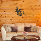 Wildlife Calling Fishing Deer Duck Hunting Metal Art Wall Sign