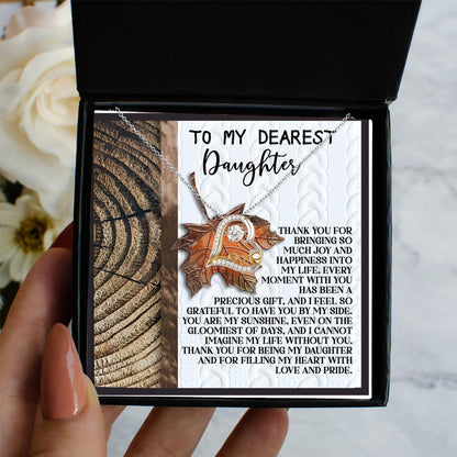Daughter Birthday, Graduation, Christmas Inspirational Gift  - Love And Pride - Love Dancing Heart Pendant Necklace - Mallard Moon Gift Shop