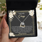Apology Gift for Girlfriend, Wife, Soulmate - Sorry, Cannot Be Erased - Love Heart Pendant Necklace
